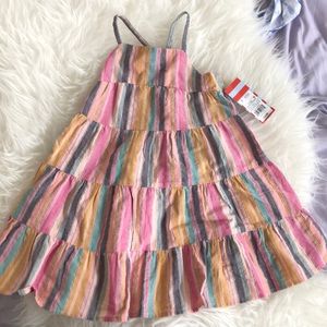 3T NWT stripe multicolor cotton dress